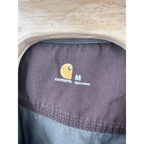 Set of Carhartt Women’s Size Medium Grey V-Neck Stretch Scrubs Pullover Top‎ - Picture 3 of 16